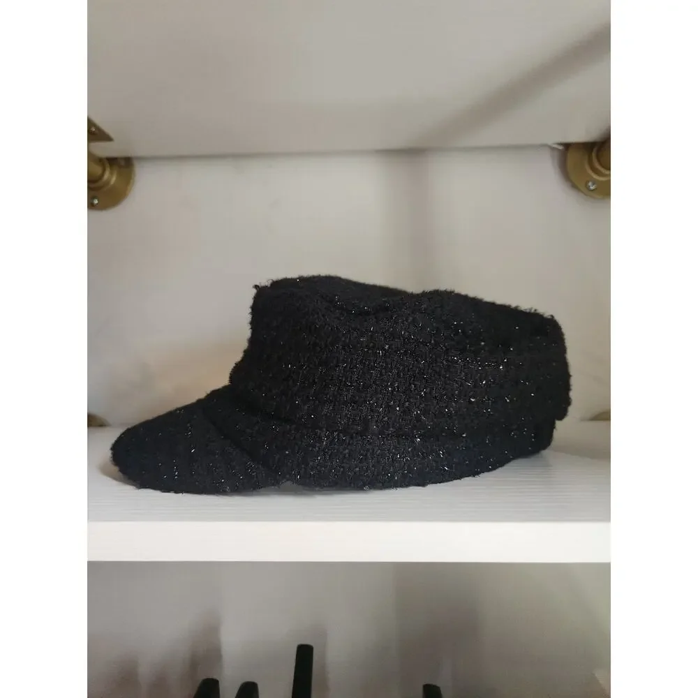 Made of Me Women's Black Army Cap, One Size, Y2k Messenger